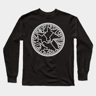 Biologist Phylogenetic Tree Evolution Teacher Biology Long Sleeve T-Shirt